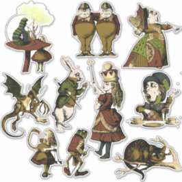 Alicia vintage en Pegatinas de personajes del país
