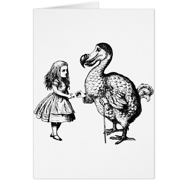 Alicia y el Dodo entintaron negro (Frente)