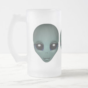 Alien Beer Mug Extraterrestre Copa Alien Glass