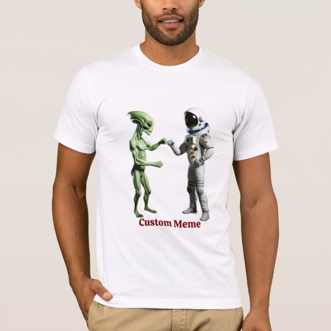 Alien Bump Fist Tee - Crea tu propia camiseta de c (Anverso)