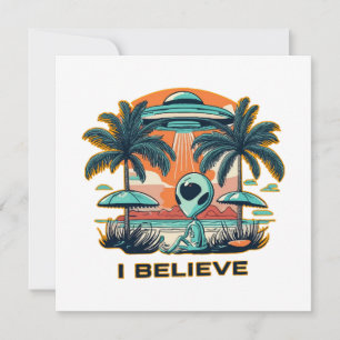 alien con OVNI que CREO