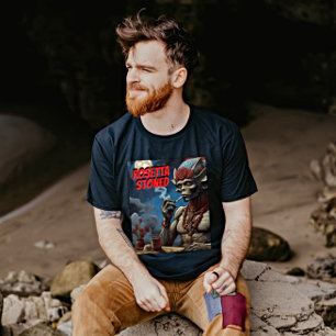 Alien con piedras de Rosetta - Camiseta para herra