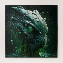 Alien de rompecabezas