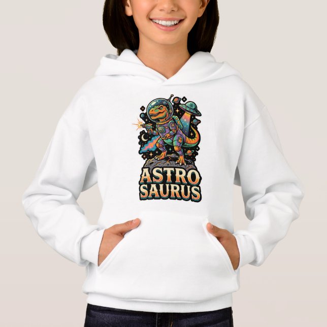 Alien Dinosaur Astro Saurus: Retro Astronaut Espac (Anverso)