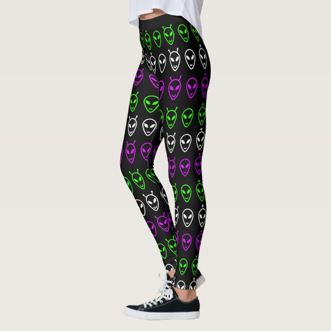 Alien Faces Trio Leggings (Izquierda)