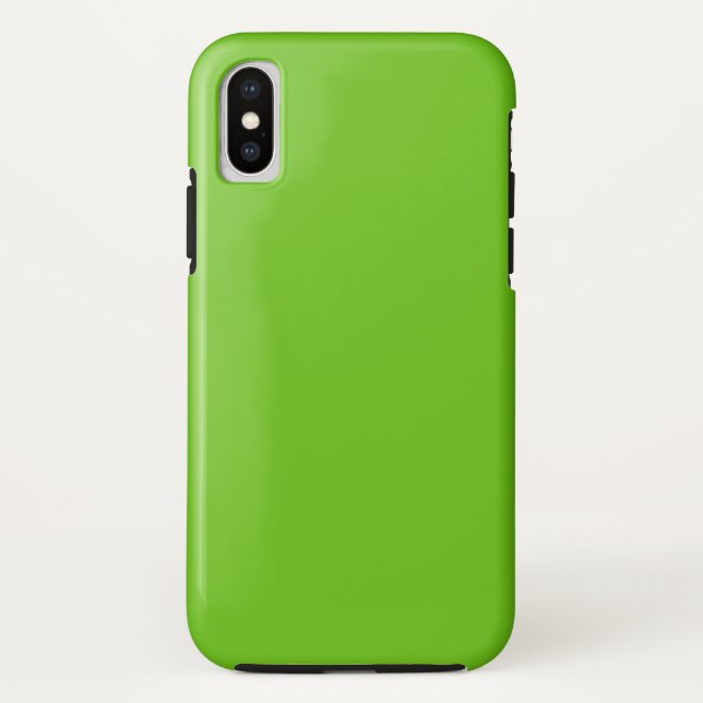 Alien Green Tough iPhone XS Funda (Reverso)