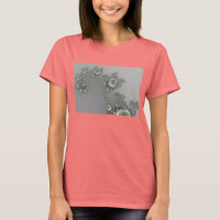 Alien gris - Camiseta fractal