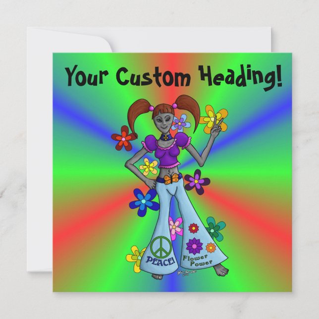 Alien Hippy Square (Anverso)