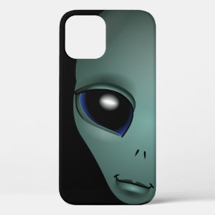 Alien iPhone 12 Funda Cute ET Fundas extranjeros d