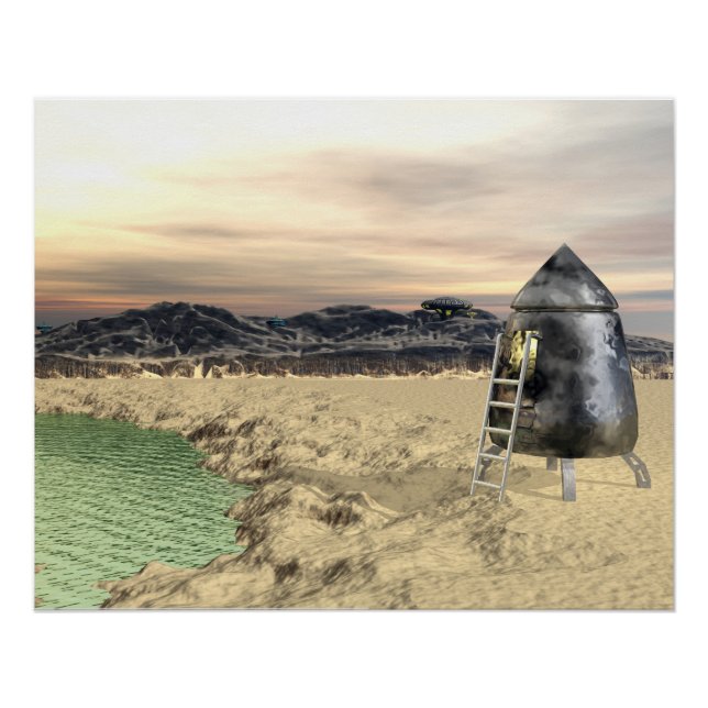 Alien Lander Poster (Anverso)