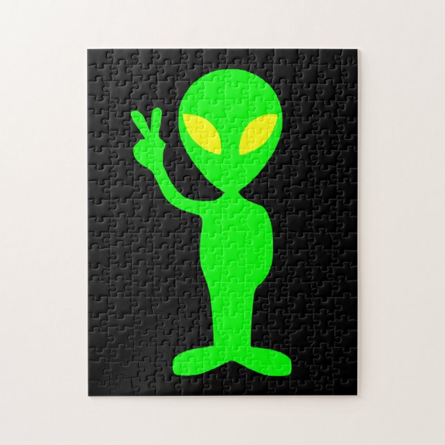 ALIEN LITTLE VERDE MAN JIGSAW PUZZLE (Vertical)