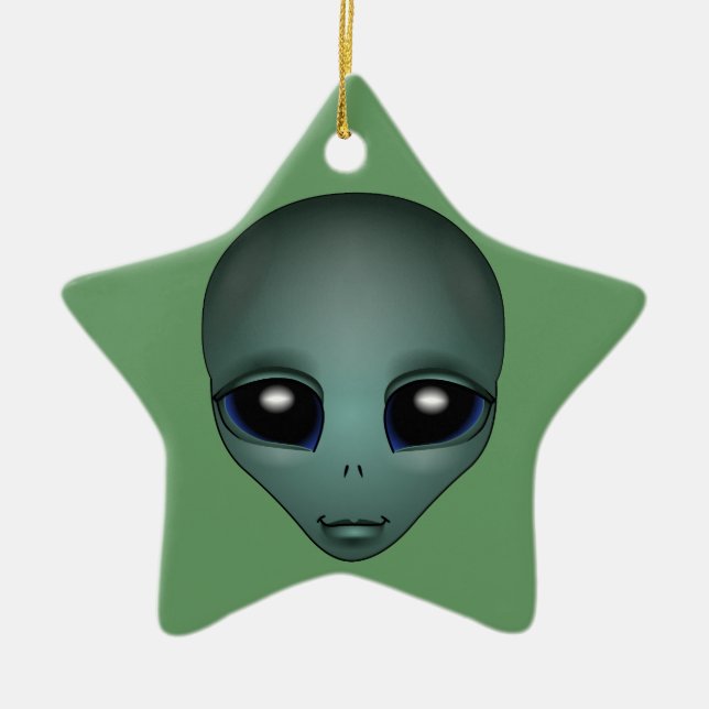Alien Ornament Cute Alien Decoraciones Regalos (Frente)