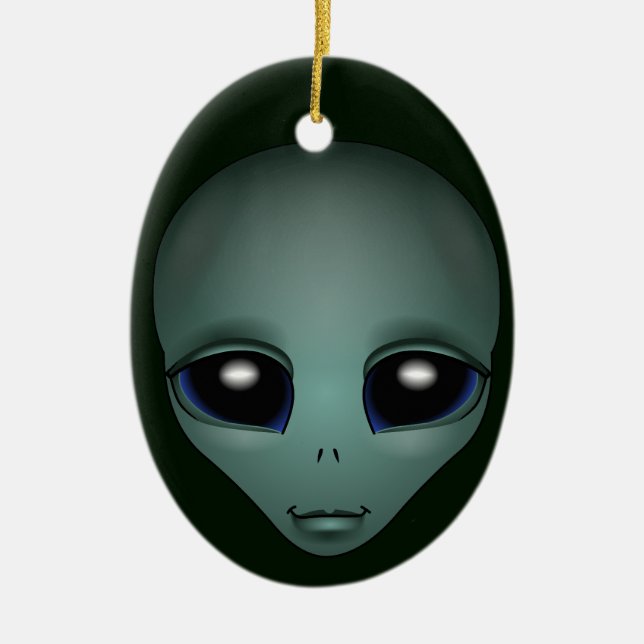 Alien Ornament Cute Alien Decoraciones Regalos (Frente)