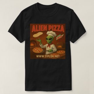 Alien Pizza - Camiseta