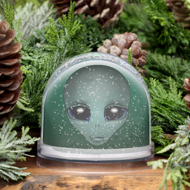 Alien Snow Globes Custom Cute Alien Snow Globes (Invierno)