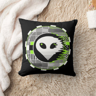 Alien TV Ronda 2 tamaño lanzar almohada cuadrado n