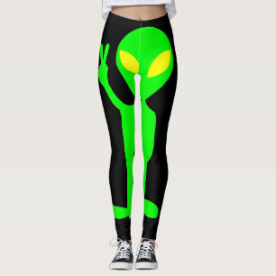 ALIEN VERDE MAN YOGA PANTA LEGGINS