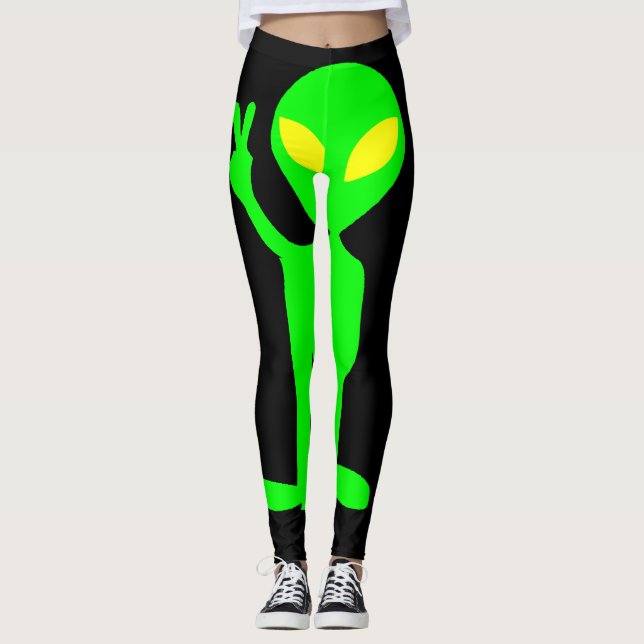 ALIEN VERDE MAN YOGA PANTA LEGGINS (Anverso)