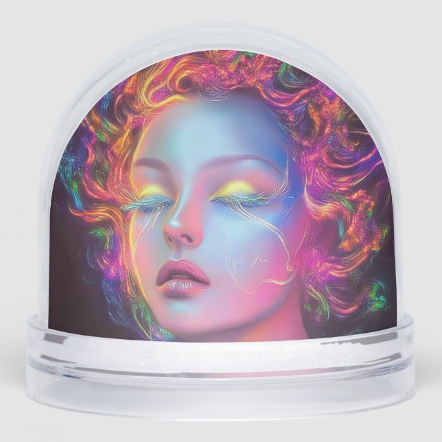 Alien Woman with Cosmic Hair  (Anverso)