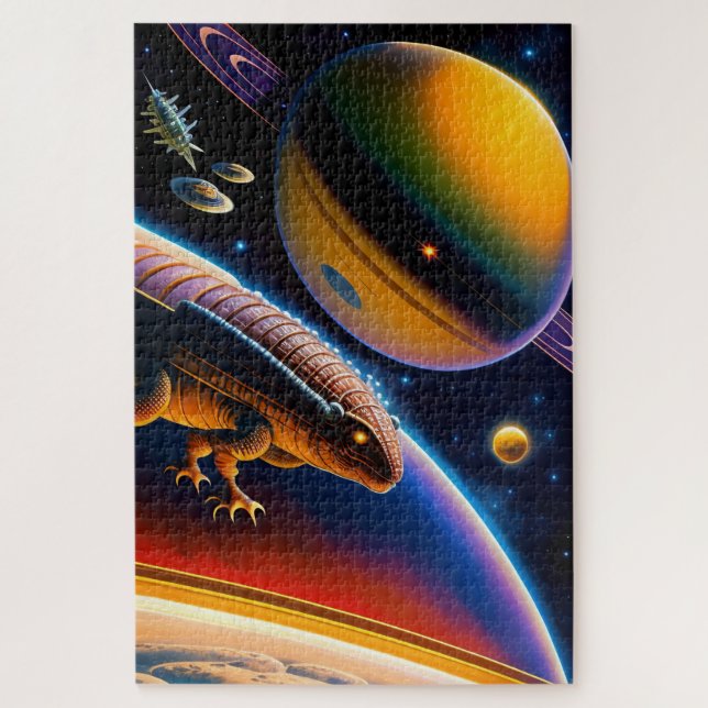 Alien Worlds 1014 pieza Rompecabezas (Vertical)