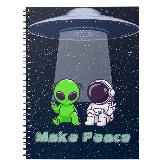 Alienación y paz terrorífica en un cuaderno (Frente)