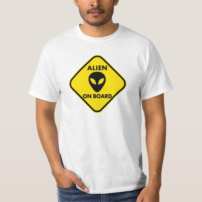 Alienígena a Bordo Camiseta (Anverso)