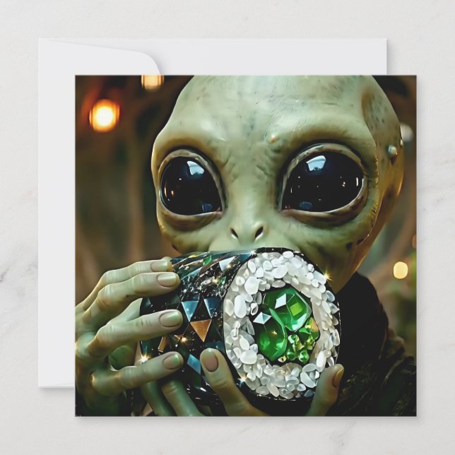Alienígena Extraterrestre y Maki de Sushi Cristali (Anverso)