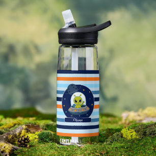 Alienígena Lindo en Botella de Agua Espacial para