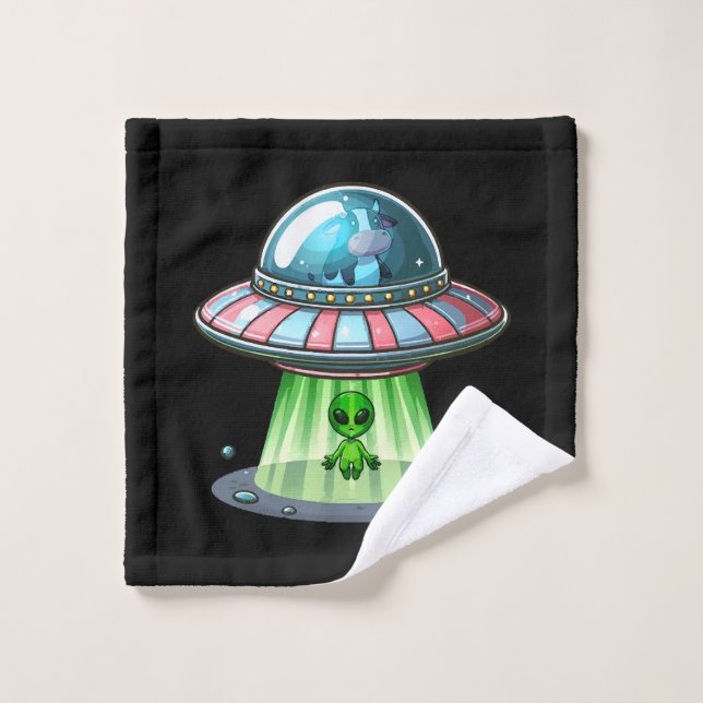 Alienígena que secuestra vacas (Toallita)