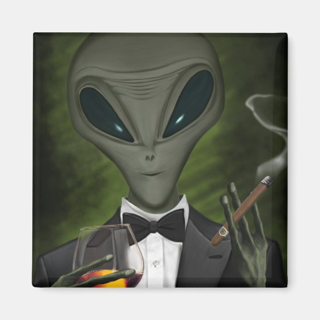 Alienígenas tienen un imán de clase (Frente)