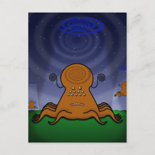 ¡ALIENS! Tarjeta postal