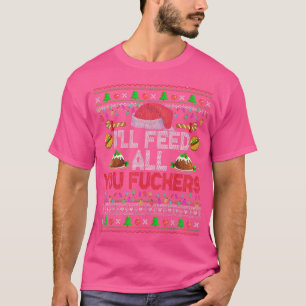 Alimenta a todos tus amigos Navidad Sweater Santa 