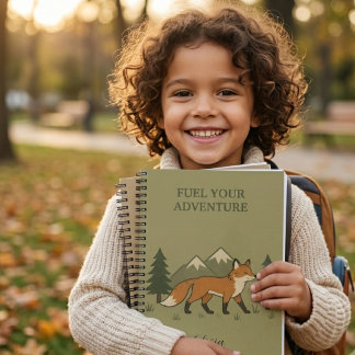 Alimenta tu aventura Cuaderno de zorro personaliza