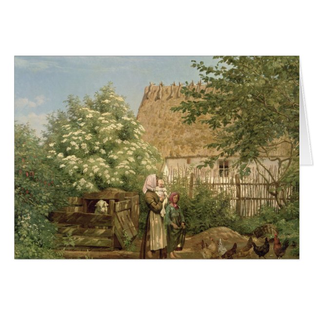 Alimentación de los pollos (Anverso (Horizontal))