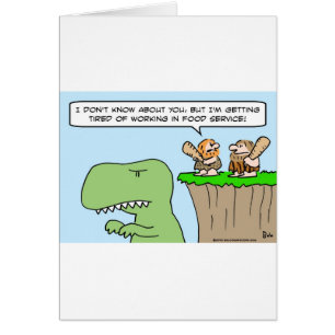alimentación del dinosaurio del hombre de las