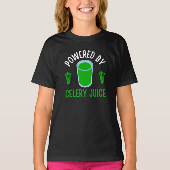 Alimentado Por Camiseta De Jugo De Celera (Anverso)
