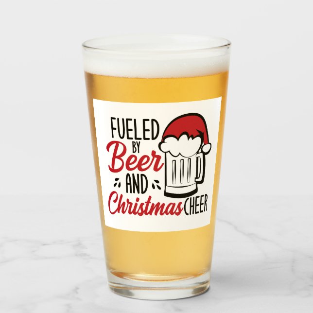 Alimentado por cerveza y Navidades alentadores (Anverso (lleno))