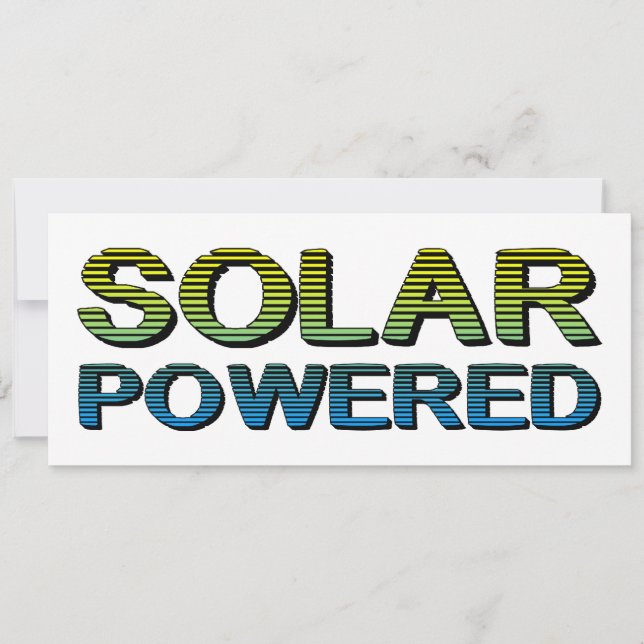 alimentado por energía solar (Anverso)