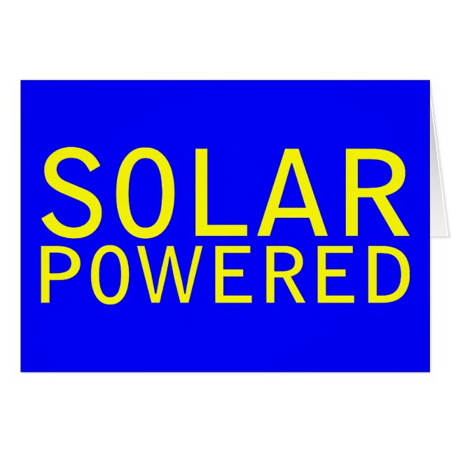 alimentado por energía solar (Anverso (Horizontal))