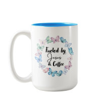 Alimentado por Jesús y café GRAN taza