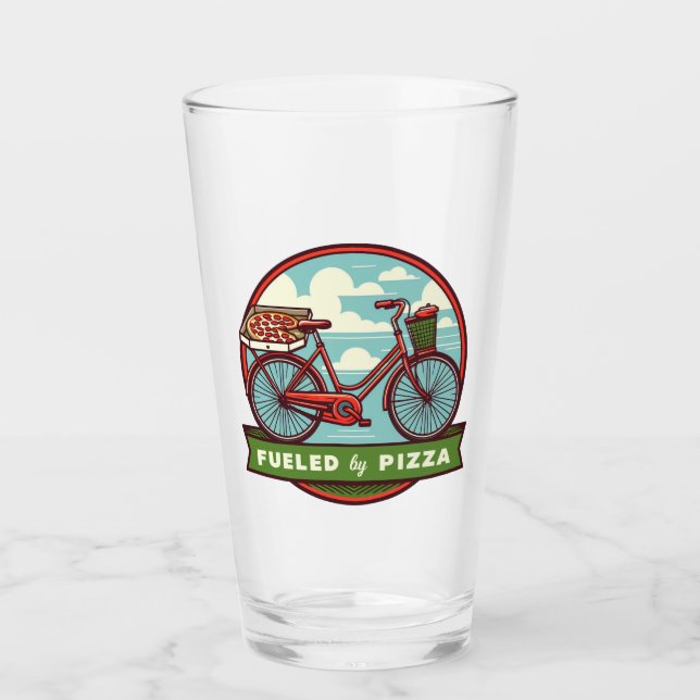 Alimentado Por La Bicicleta Pizza (Anverso)