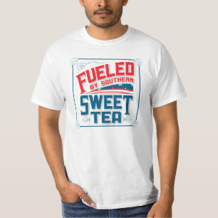 Alimentado por la camiseta del té dulce del sur
