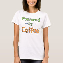 Alimentado por una camiseta de café