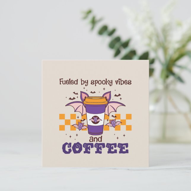 Alimentado por vibrantes vibraciones y café - murc (Anverso de pie)