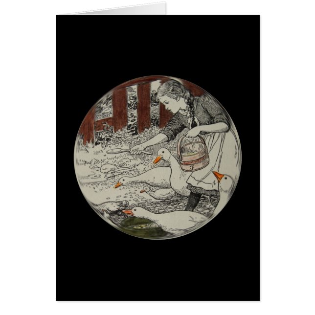 Alimentando el círculo de las aves de corral (Frente)