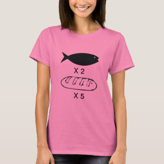 Alimentando la camiseta de gran altura