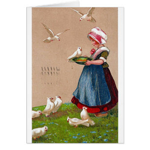 Alimentando la tarjeta de cosecha de aves