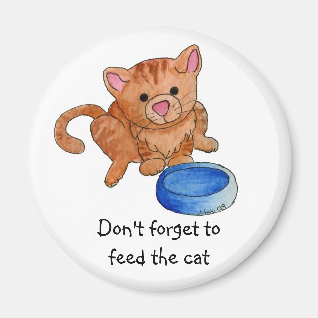 Alimentarme ahora imán #2 (Frente)