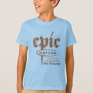 "Alimente los niños a nación" camiseta