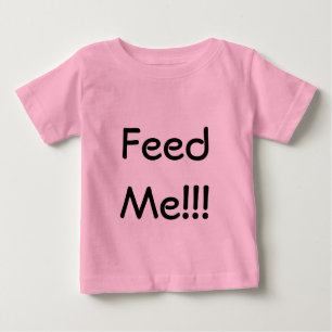 ¡Aliménteme!!! Camisa infantil